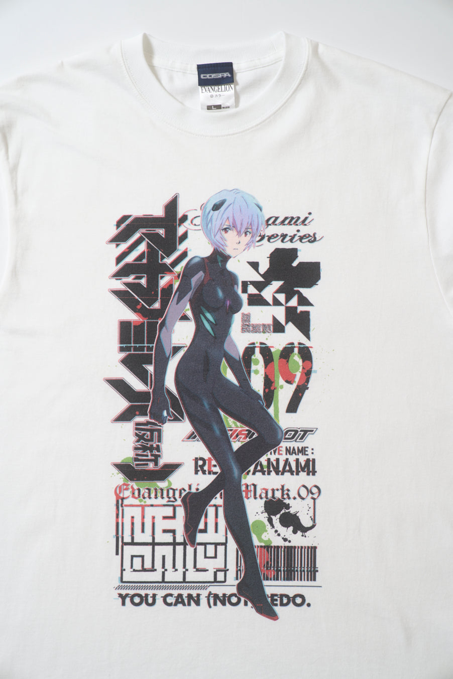 【EVANGELION】 Rei Ayanami full-color T-shirt